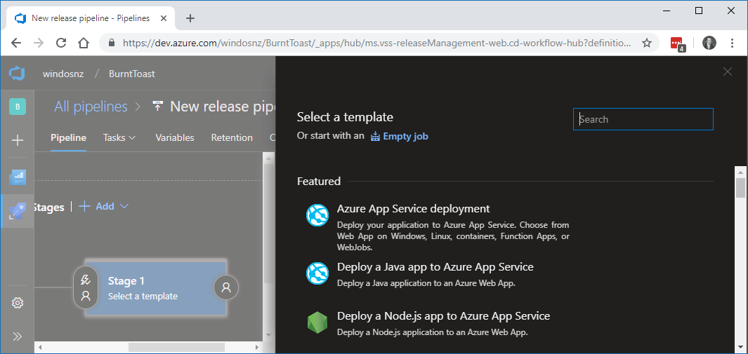 Release Pipeline Template